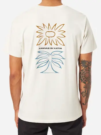 Katin MEN'S ANEMONE TEE VINTAGE WHITE