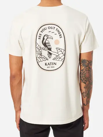 Katin MEN'S BORNEO TEE VINTAGE WHITE