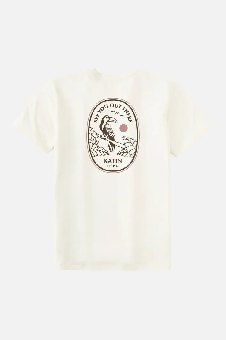 Katin MEN'S BORNEO TEE VINTAGE WHITE