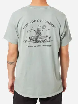 Katin HOMMES CAST OFF TEE ALOE PIGMENT DYE