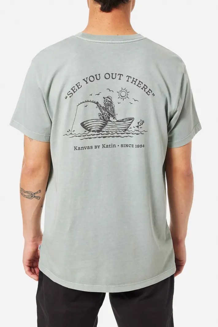 Katin HOMMES CAST OFF TEE ALOE PIGMENT DYE