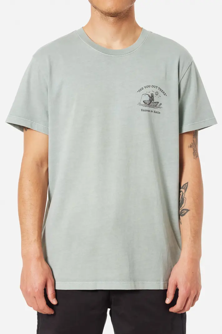 Katin HOMMES CAST OFF TEE ALOE PIGMENT DYE