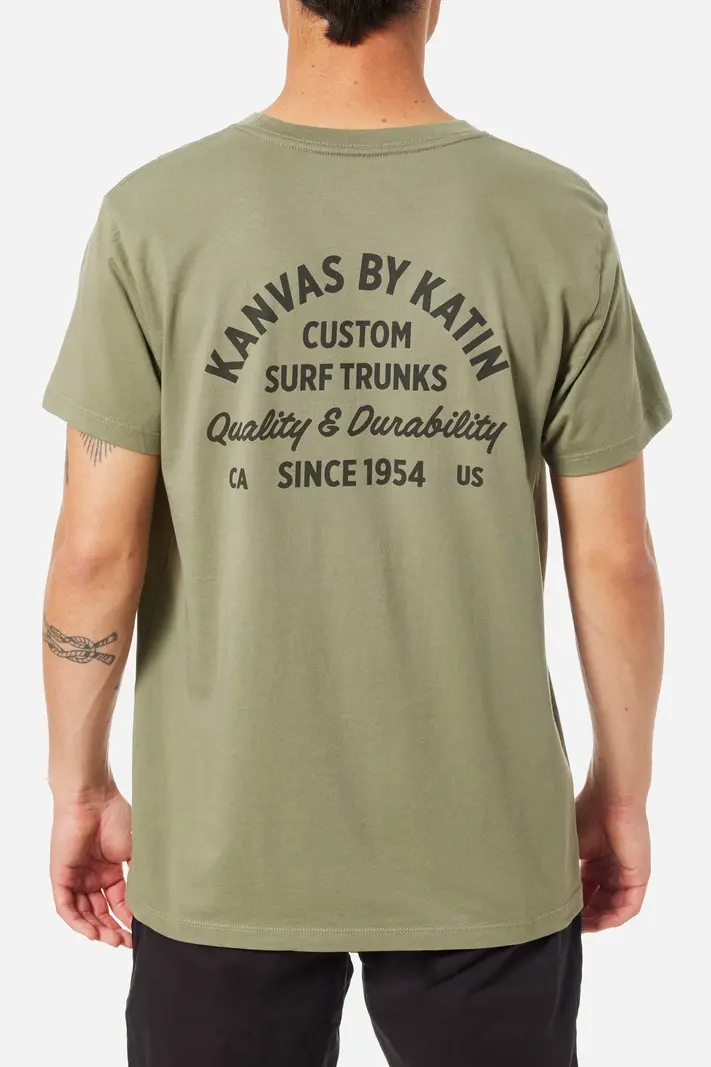 Katin HOMMES DURABILITY TEE SAGE