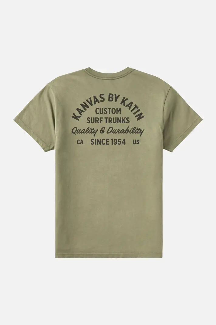 Katin HOMMES DURABILITY TEE SAGE