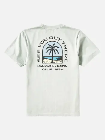 Katin MEN'S PASSAGE TEE SEAFOAM