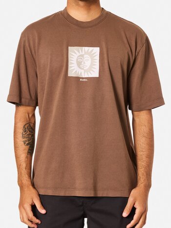 Katin HOMMES RELIC RELAXED TEE RAIN DRUM PIGMENT DYE