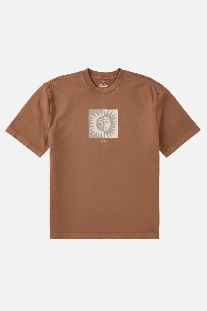 Katin HOMMES RELIC RELAXED TEE RAIN DRUM PIGMENT DYE