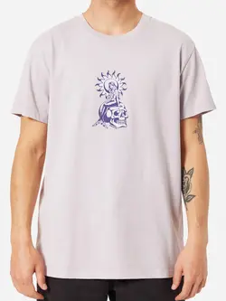Katin HOMMES VIXEN TEE LIGHT LAVENDER PIGMENT DYE