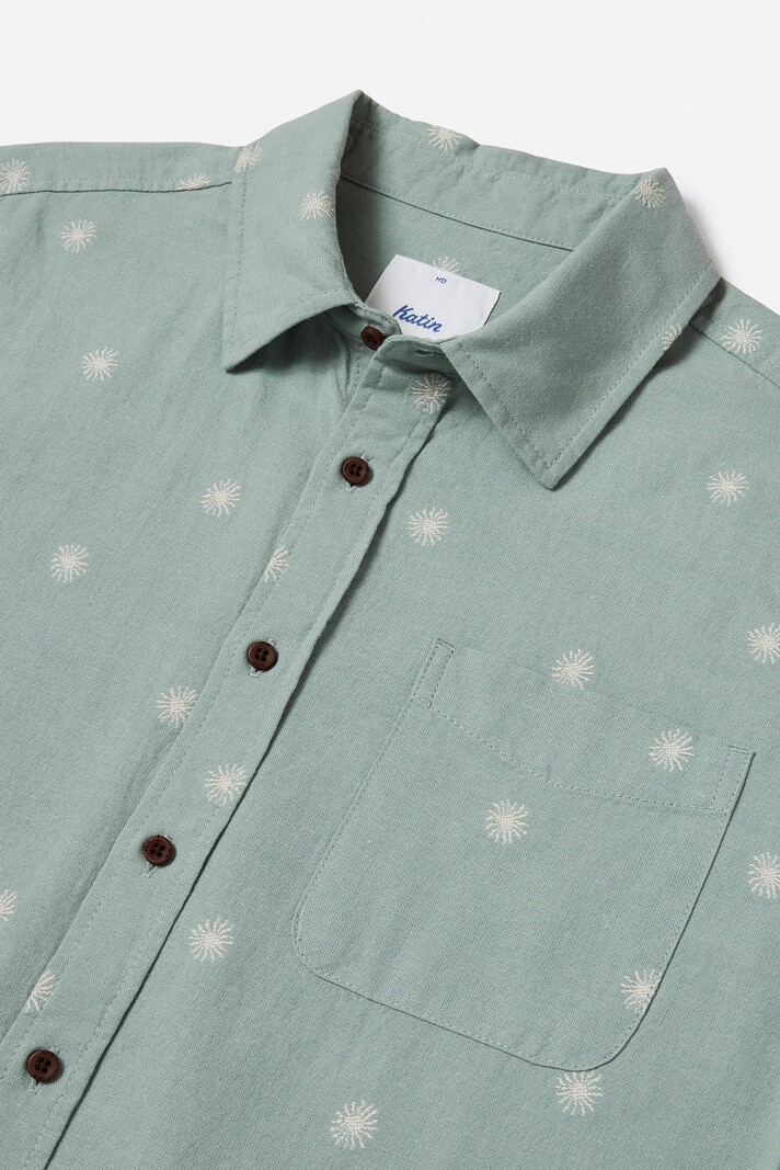 Katin MEN'S SHINE SHIRT ALOE GREEN