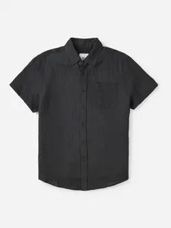 Katin HOMMES ALAN SOLID SHIRT BLACK WASH