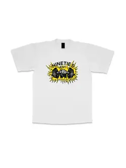 Nineties MEN'S DUMBBELL TEE WHITE