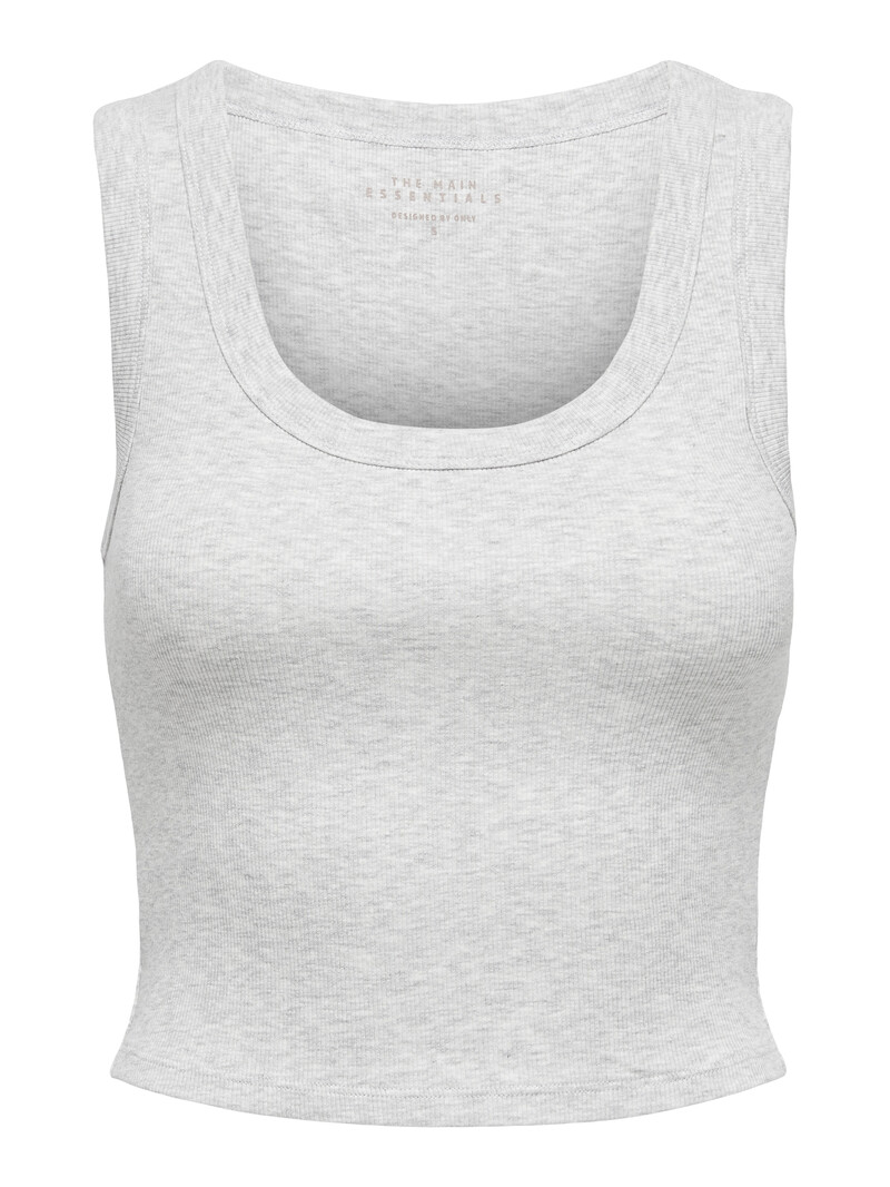 Only EASY TANK TOP LIGHT GREY MELANGE
