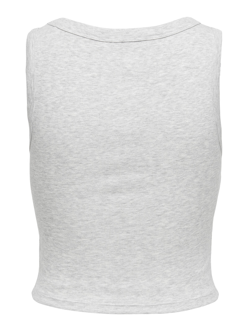 Only EASY TANK TOP LIGHT GREY MELANGE