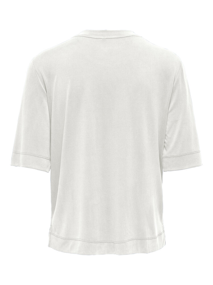 Only HANNAH O-NECK TOP CLOUD DANCER