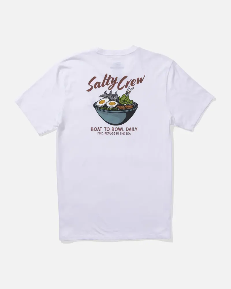 Salty crew MEN'S FISH BOWL TEE WHITE