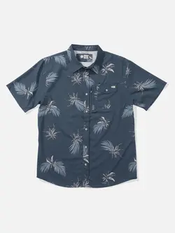 Salty crew HOMMES WEEKENDER UV BUTTON UP WOVEN BLUEFIN
