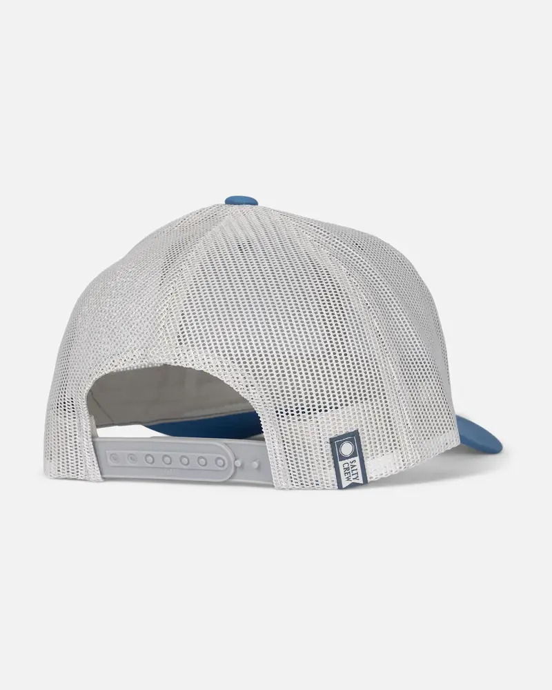Salty crew MEN'S STRIPER RETRO TRUCKER HAT SILVER/SLATE