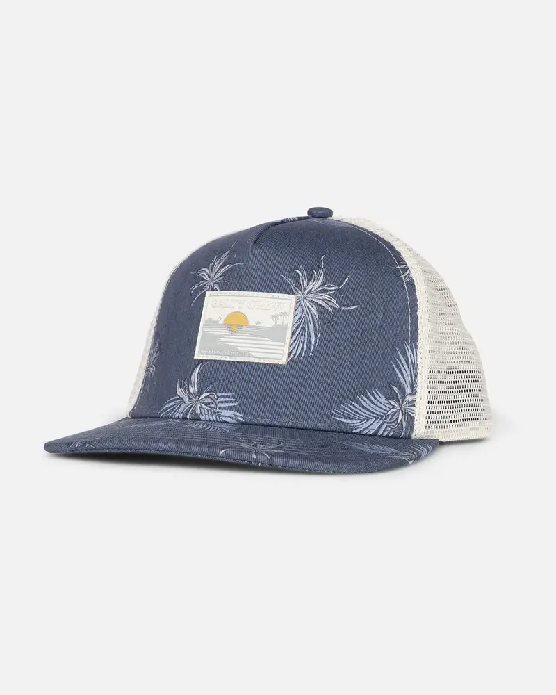 Salty crew MEN'S REFLECTION TRUCKER HAT BLUEFIN