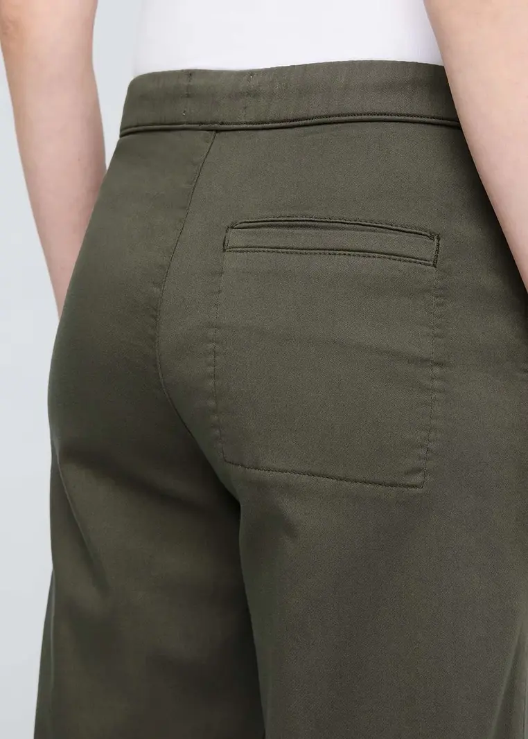 Du/er FEMMES NO SWEAT WIDE LEG PANT THYME