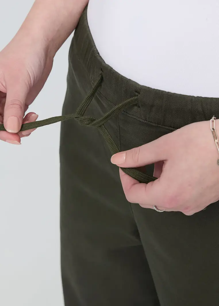 Du/er FEMMES NO SWEAT WIDE LEG PANT THYME