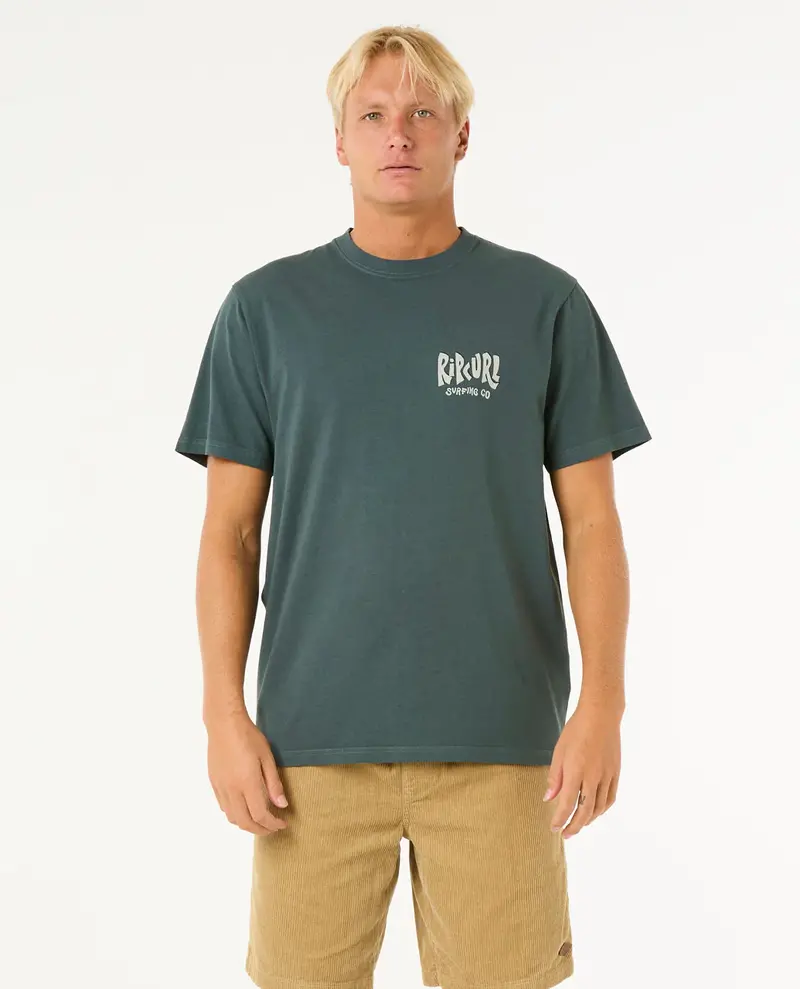 RIP CURL HOMMES SHIELD TEE PINE NIGHT