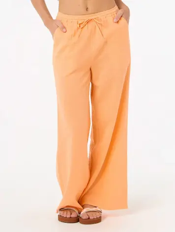 RIP CURL WOMEN'S CALA VADELLA TEXTURE PANTS ORANGE