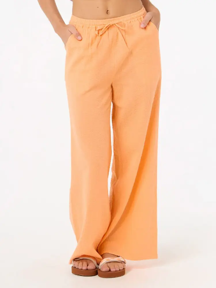 RIP CURL WOMEN'S CALA VADELLA TEXTURE PANTS ORANGE