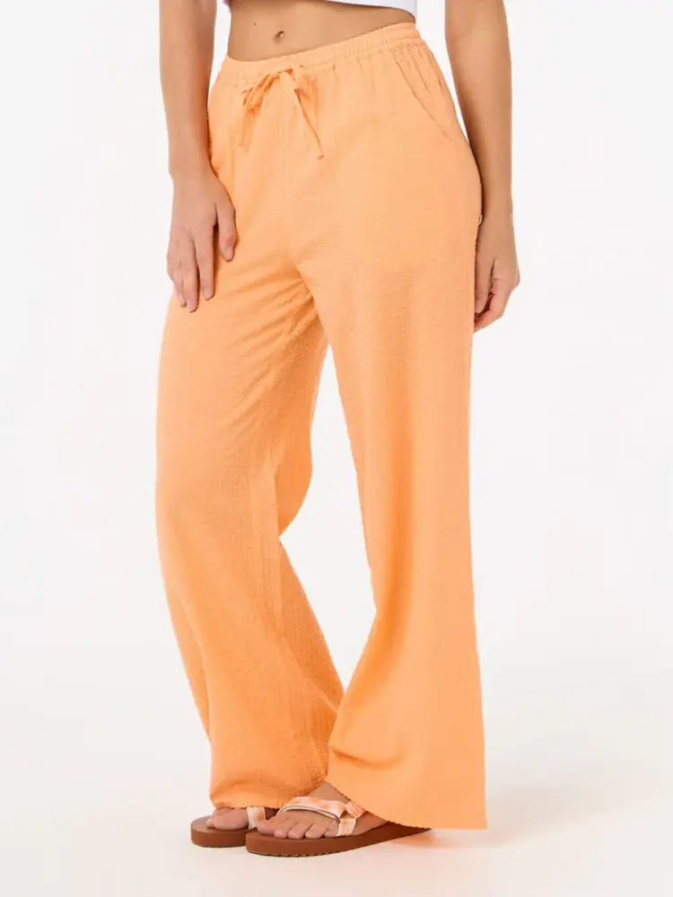 RIP CURL WOMEN'S CALA VADELLA TEXTURE PANTS ORANGE