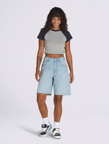 Vans WOMEN'S SIRELLE CUT-OFF JORTS LIGHT STONEWASH