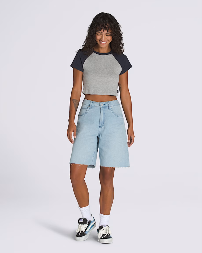 Vans WOMEN'S SIRELLE CUT-OFF JORTS LIGHT STONEWASH