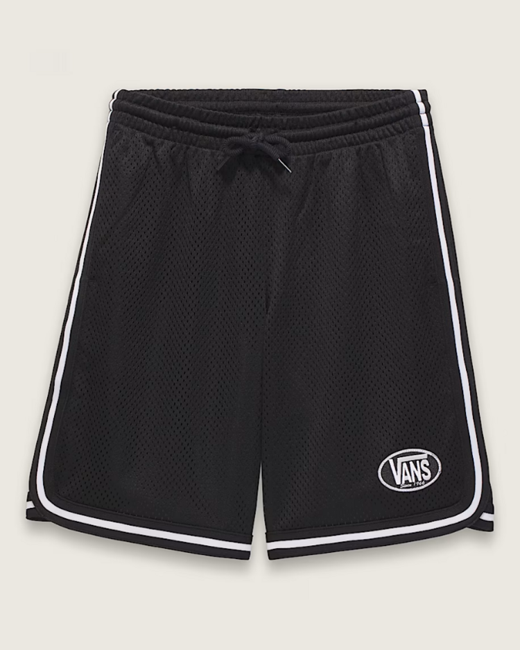 Vans ENFANTS CLASSIC OVAL LOOSE BASKETBALL SHORTS BLACK