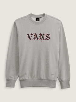 Vans HOMMES ORIGINAL YE OLDE CREW SWEATSHIRT CEMENT HEATHER