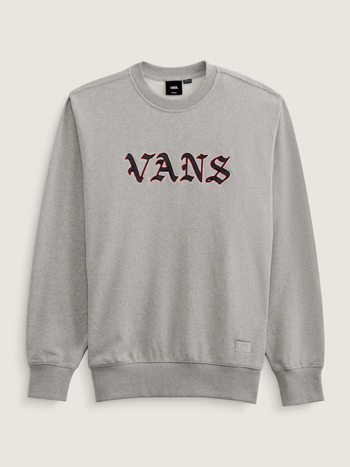 Vans HOMMES ORIGINAL YE OLDE CREW SWEATSHIRT CEMENT HEATHER