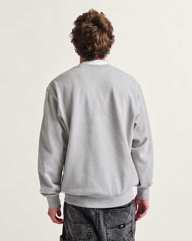 Vans HOMMES ORIGINAL YE OLDE CREW SWEATSHIRT CEMENT HEATHER