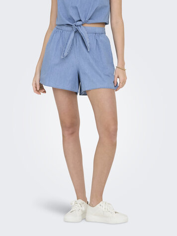 Only NOVA AZURE YASMIN SHORTS LIGHT BLUE DENIM