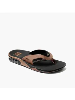 Reef HOMMES FANNING BLACK/TAN