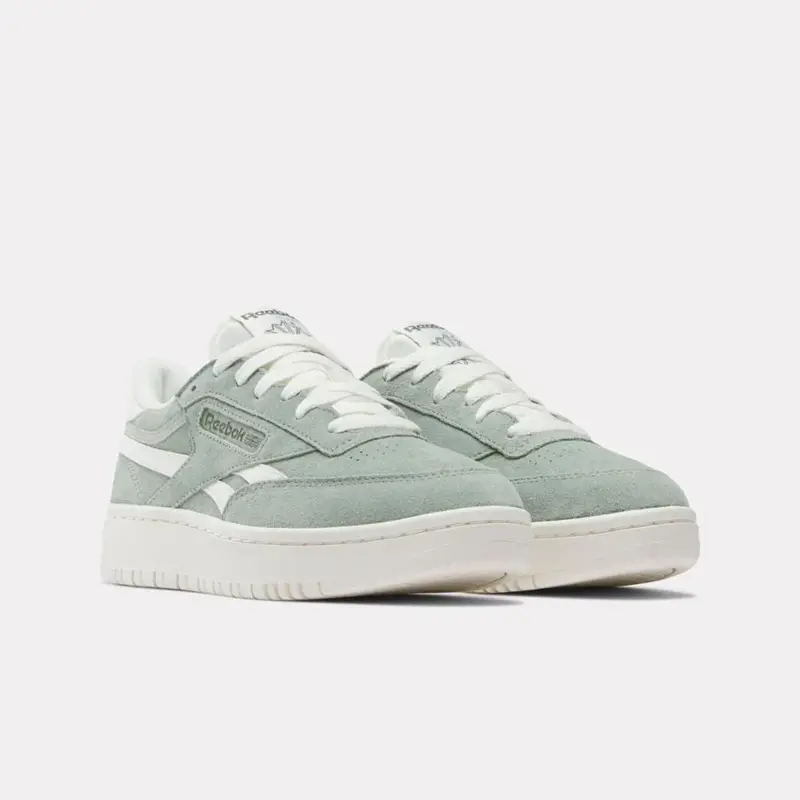 Reebok WOMEN'S CLUB C DOUBLE REVENGE HYBRID GREEN/CHALK
