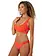 Roxy ARUBA CUT OUT BRALETTE HAUT DE BIKINI RED