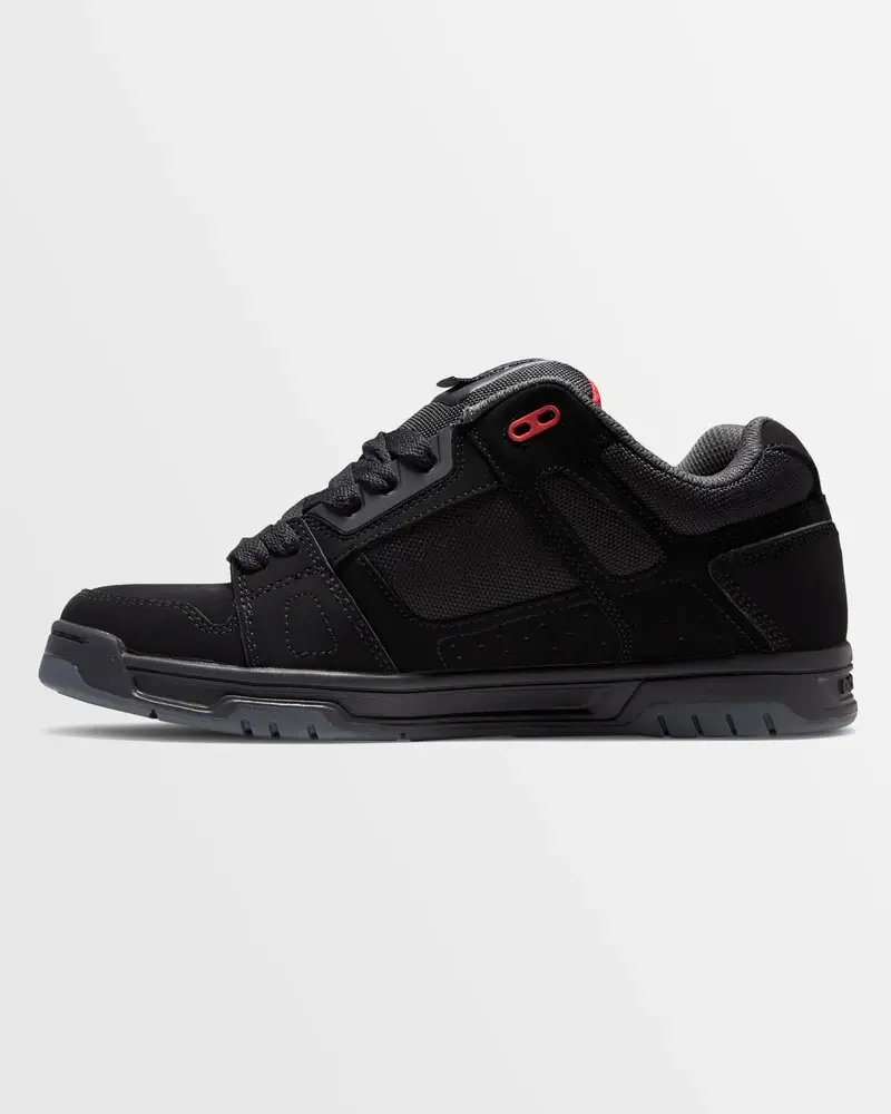 DC Shoes HOMMES STAG BLACK/GREY/RED