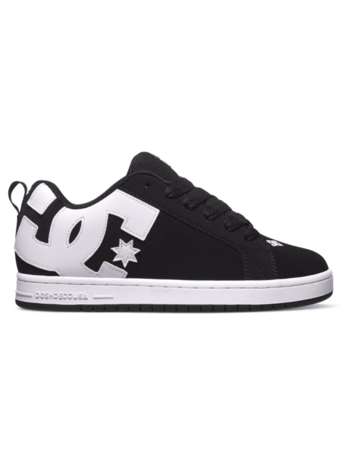 DC Shoes MEN'S COURT GRAFFIK BLACK/WHITE