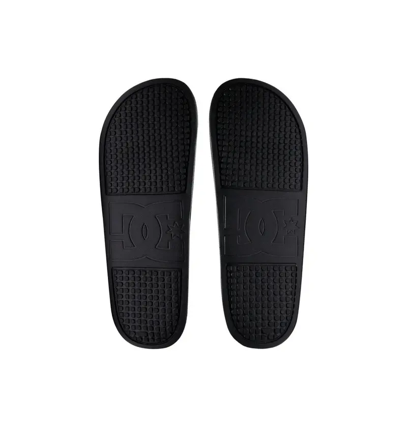 DC Shoes MEN'S DC SLIDE BLACK/BLACK/WHITE