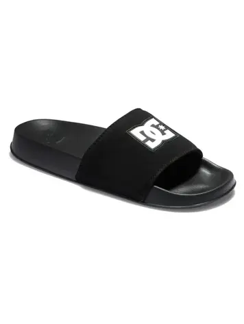 DC Shoes MEN'S DC SLIDE BLACK/BLACK/WHITE