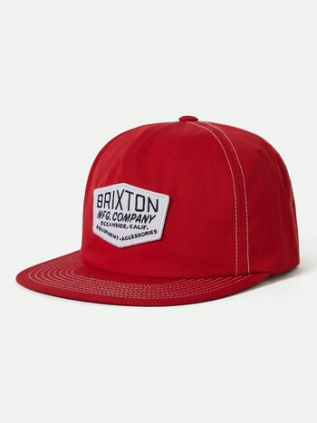 Brixton MEN'S COLESON HP SNAPBACK RED