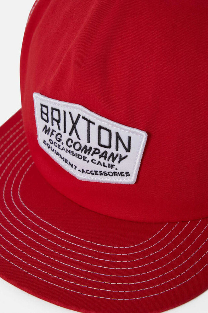 Brixton HOMMES COLESON HP SNAPBACK RED