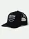 Brixton HOMMES REDOUBT CREST NETPLUS TRUCKER HAT BLACK/BLACK