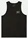 Brixton HOMMES WOODBURN TANK TOP WASHED BLACK/WHITE