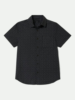 Brixton HOMMES CHARTER PRINT SS SHIRT WASHED BLACK/PRAISLEY