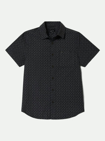 Brixton HOMMES CHARTER PRINT SS SHIRT WASHED BLACK/PRAISLEY