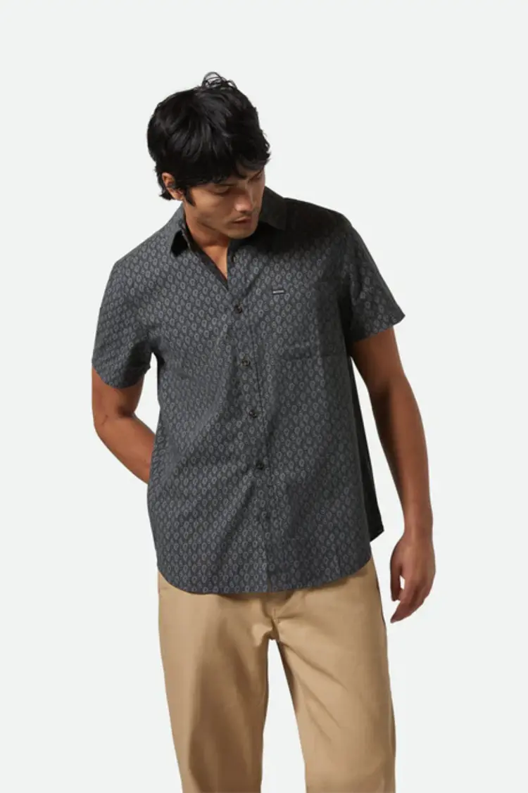 Brixton HOMMES CHARTER PRINT SS SHIRT