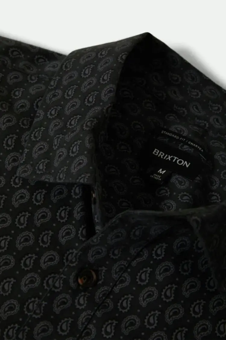 Brixton MEN'S CHARTER PRINT SS SHIRT